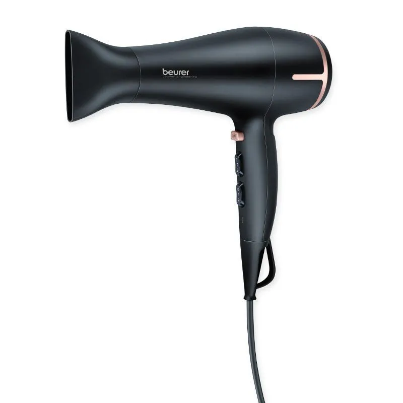 Beurer HC 60 1400 Watts Hair Dryer With 3 Heat & 2 Blower Setting, Volume Diffuser, 3 Years Warrant