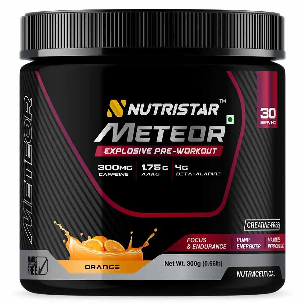 Nutristar Meteor Explosive Pre Workout,  0.66 lb  Orange