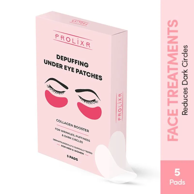 Prolixr Depuffing Under Eye Patches - Collagen Booster - 5 Pairs