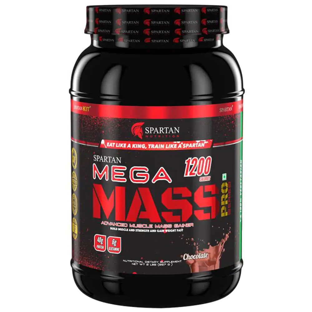 Spartan Nutrition Mega Mass Pro Series,  2 lb  Chocolate