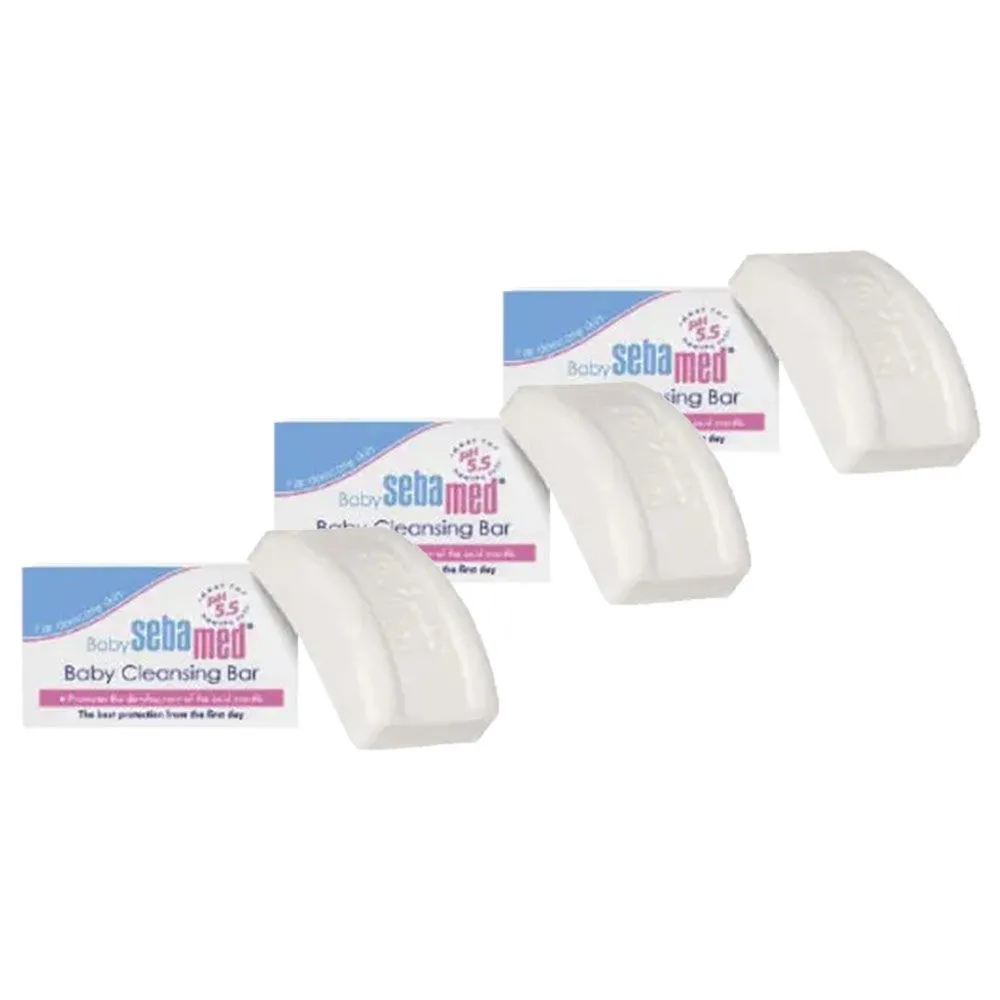 Sebamed Baby Cleansing Bar P.H 5.5 - Pack Of 3