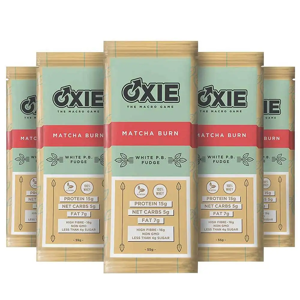 Oxie Nutrition Matcha Burn Bar,  5 bar(s)  White Peanut Butter Fudge