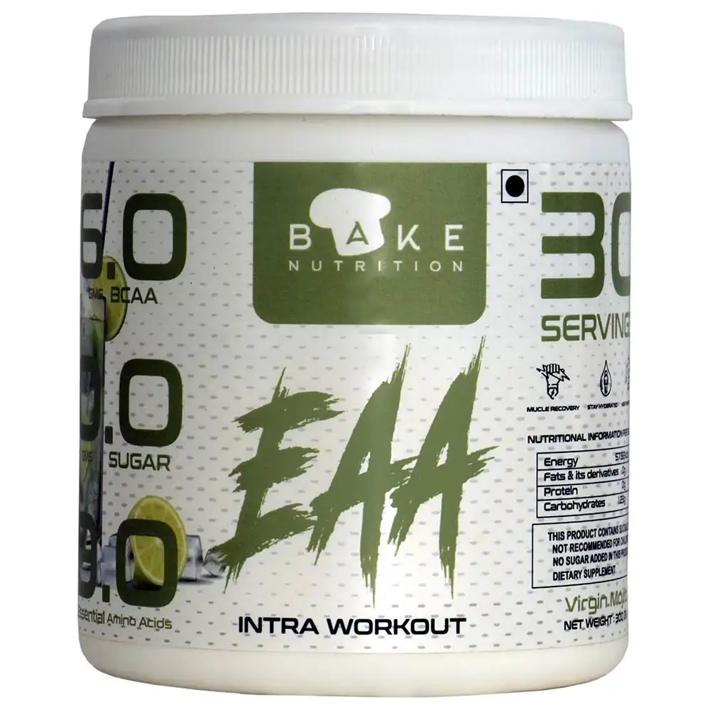 Bake Nutrition EAA Intra workout,  Virgin Mojito  0.66 lb  30 Servings