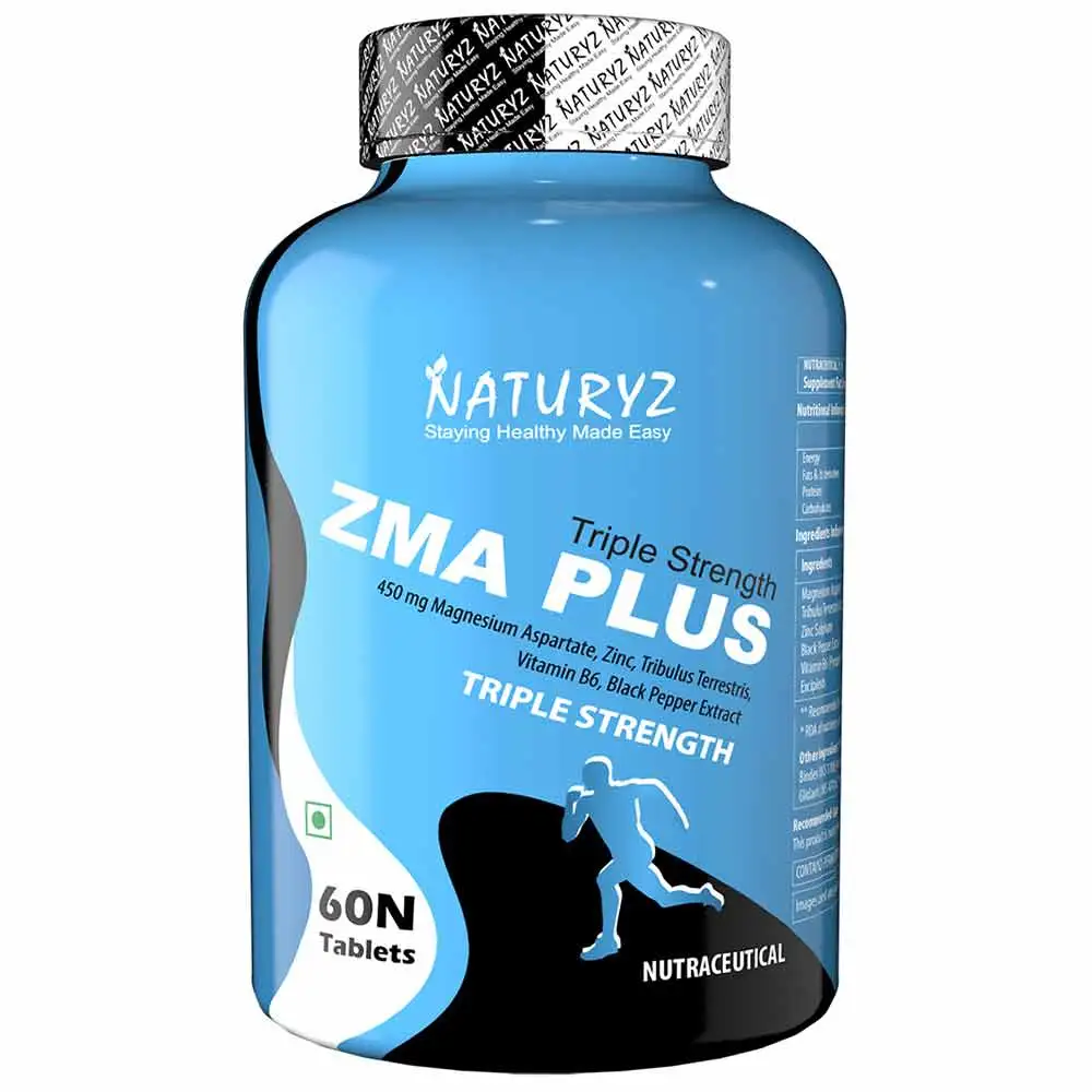 Naturyz Triple Strength ZMA Plus PM,  60 tablet(s)  Unflavoured