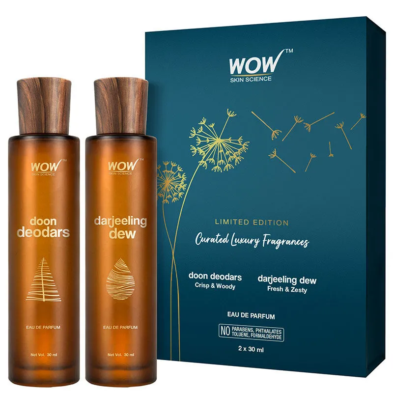 WOW Skin Science Eau De Parfum - Doon Deodars & Darjeeling Dew