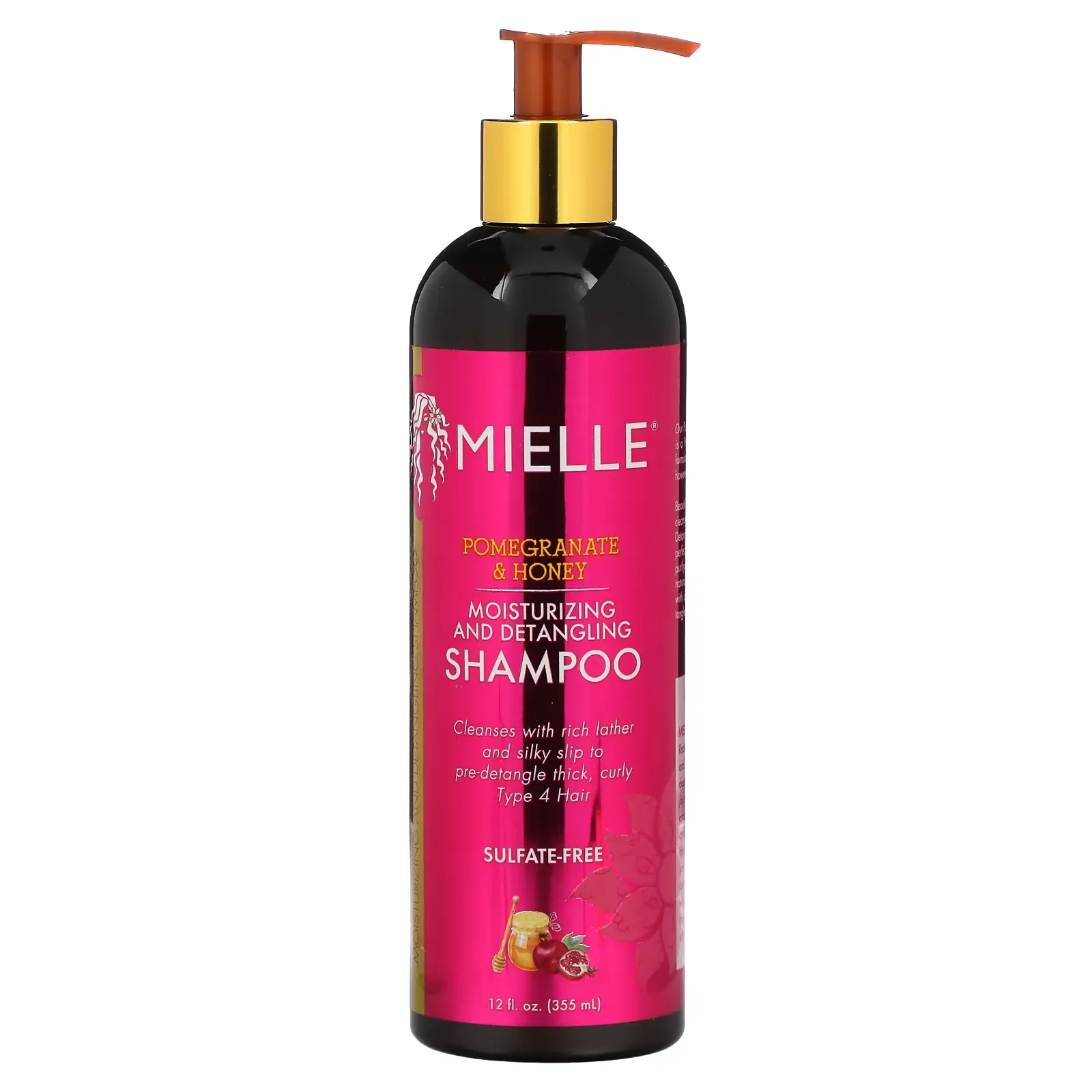 Moisturizing and Detangling Shampoo, Pomegranate & Honey, 12 fl oz (355 ml)