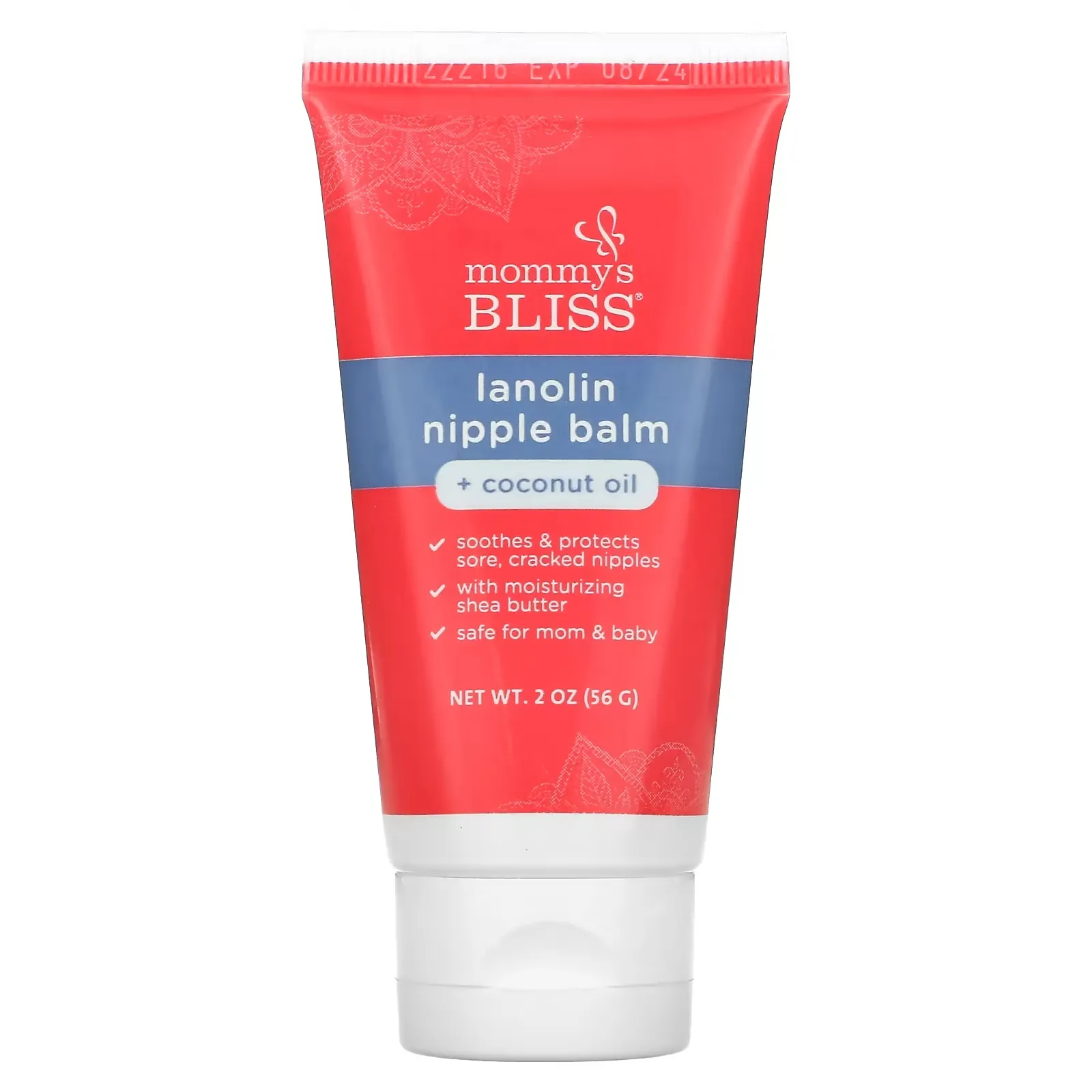 Lanolin Nipple Balm + Coconut Oil, 2 oz (56 g)