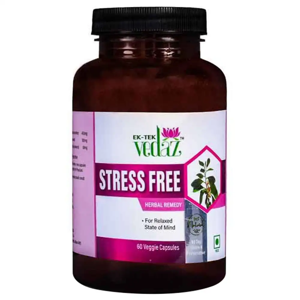 Ek-Tek Vedaz Stress Free,  60 veggie capsule(s)