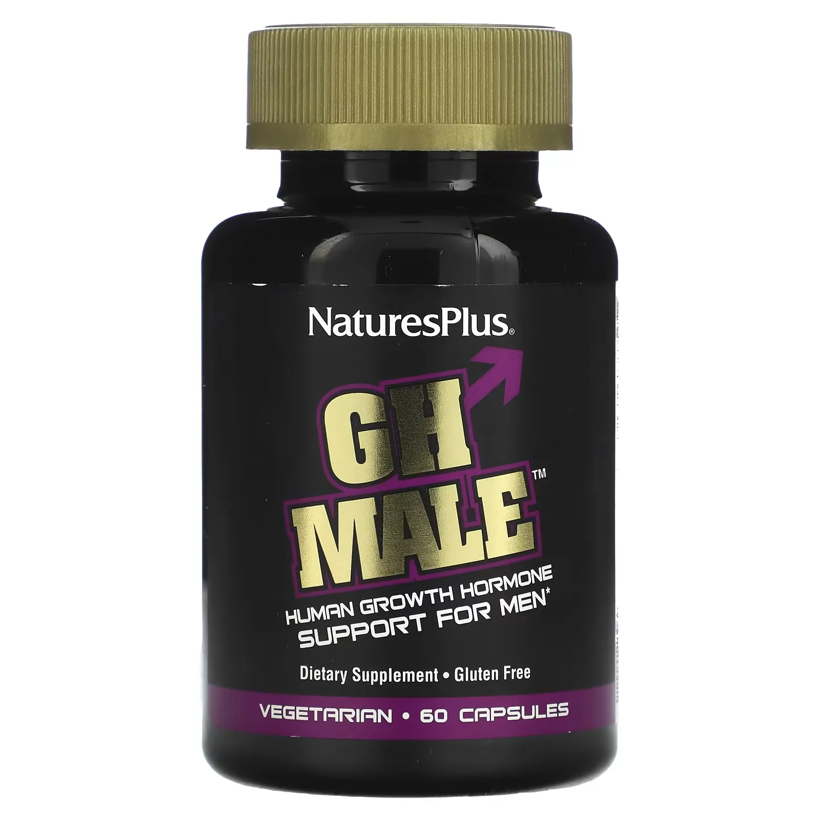 GH Male, Human Growth Hormone Support for Men, 60 Vegetarian Capsules