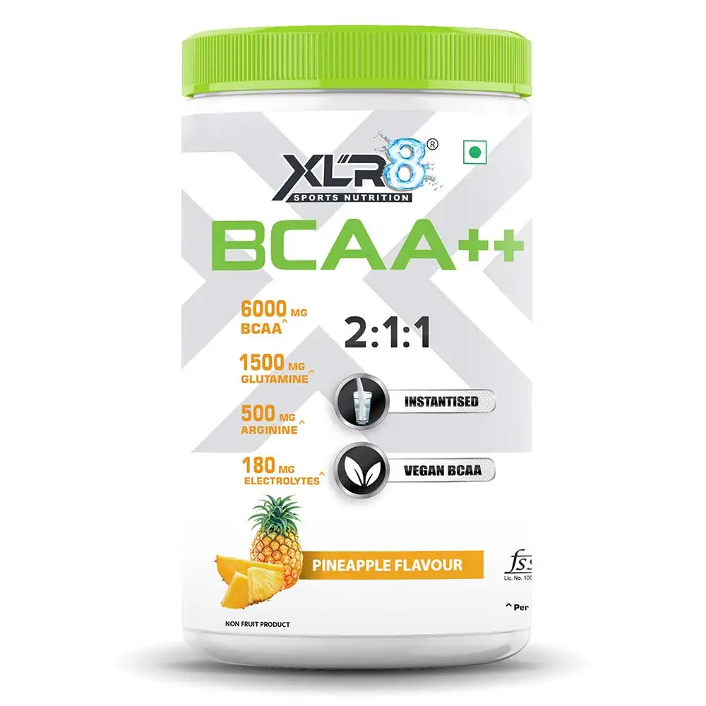 XLR8 Instantised Vegan BCAA++,  0.99 lb  30 Servings  Pineapple