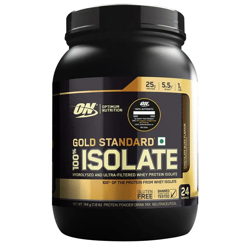 ON (Optimum Nutrition) Gold Standard 100% Isolate,  1.6 lb  Chocolate Bliss