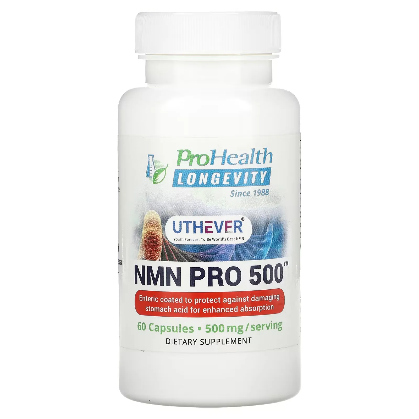 NMN Pro 500, 250 mg, 60 Capsules