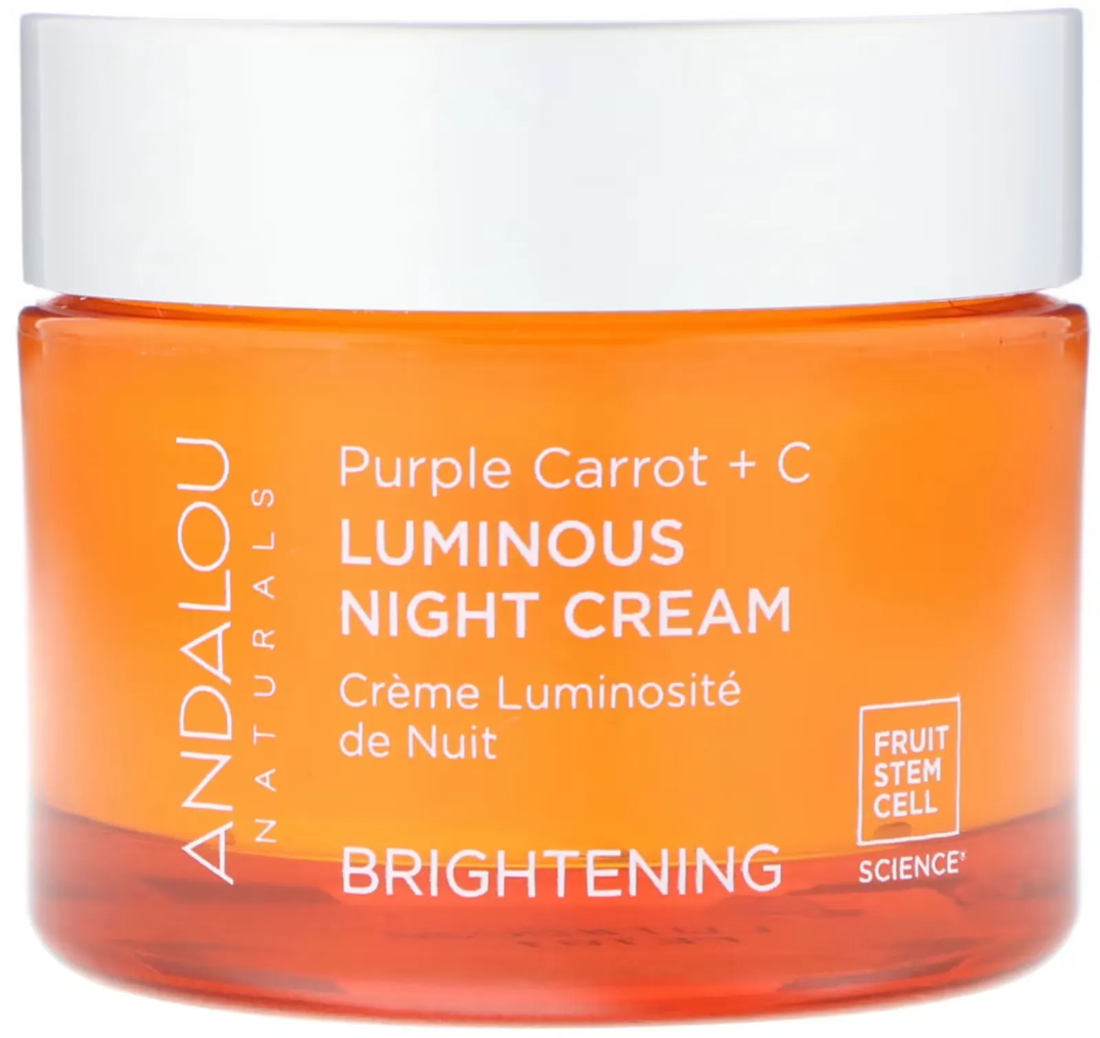 Luminous Night Cream, Purple Carrot + C, Brightening, 1.7 fl oz (50 ml)