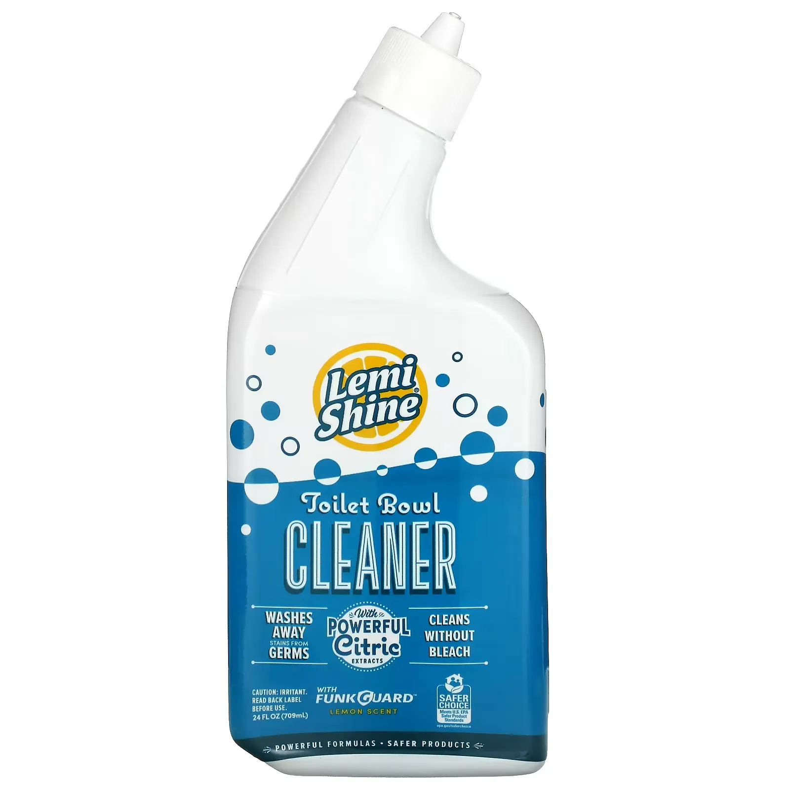 Toilet Bowl Cleaner, Lemon Scent, 24 fl oz (709 ml)