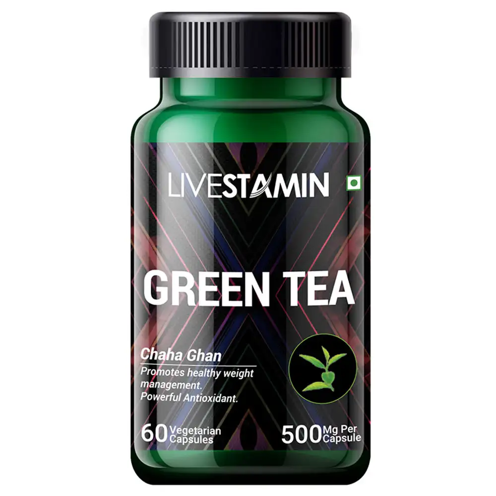 Livestamin Green Tea,  60 capsules  Unflavoured