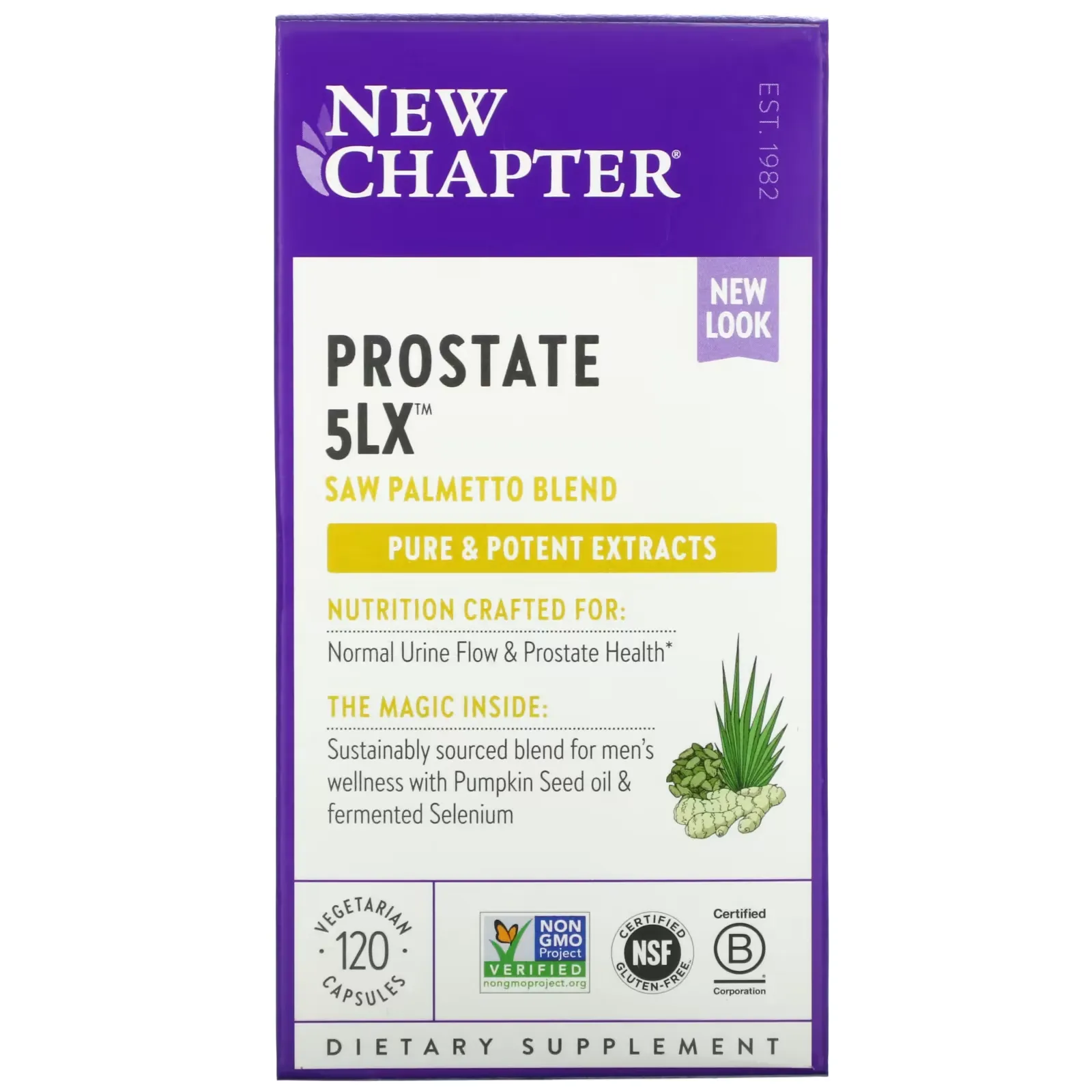 Prostate 5LX, 120 Vegetarian Capsules