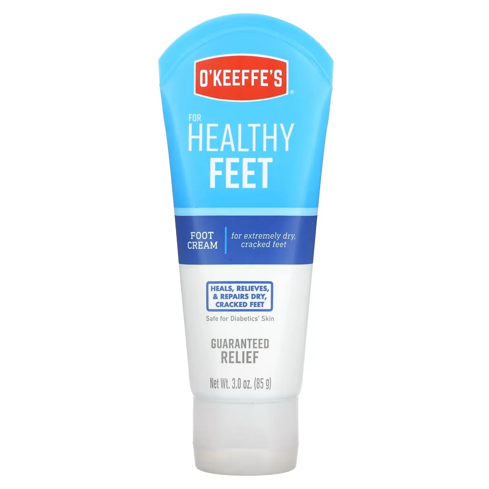 Healthy Feet, Foot Cream, Unscented, 3 oz (85 g)