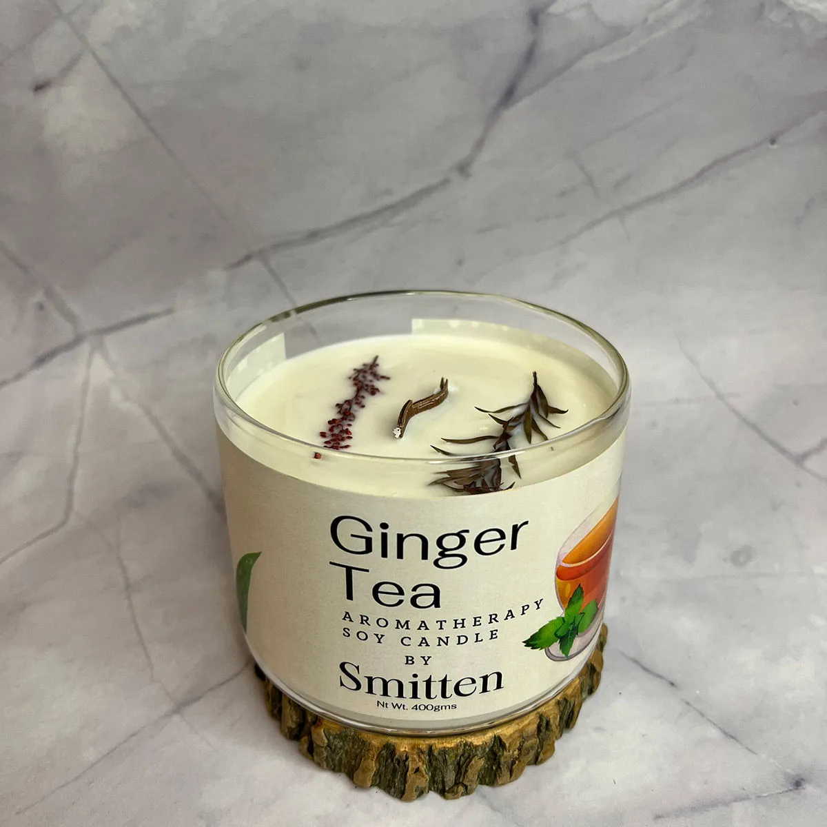 Smitten Aromatherapy Candle Ginger Tea