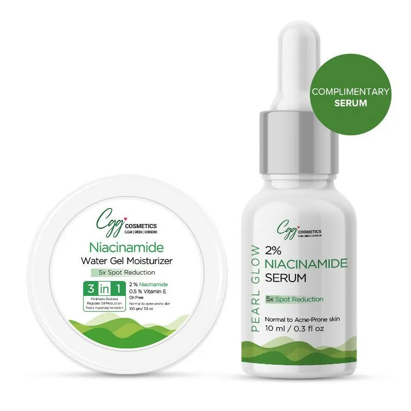 CGG Cosmetics Niacinamide Water Gel Moisturizer + Free Sample Of 2% Niacinamide Serum