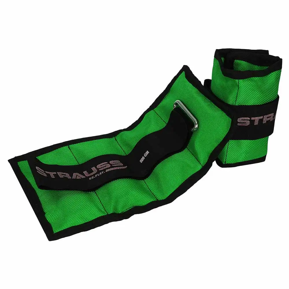 Strauss Ankle Weight (Pair),  Green  0.5 kg