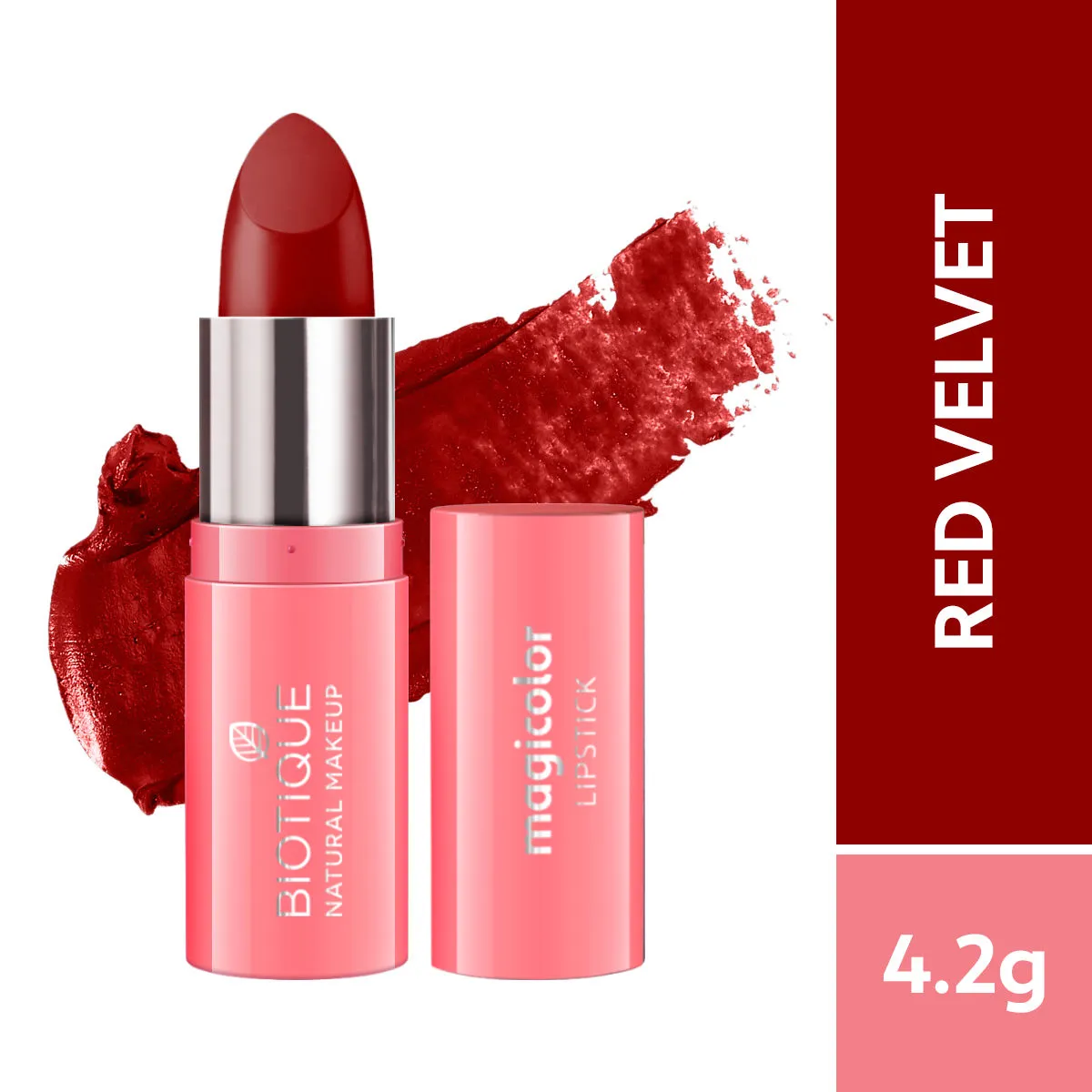 Biotique Natural Makeup Magicolor Lipstick - Red Velvet