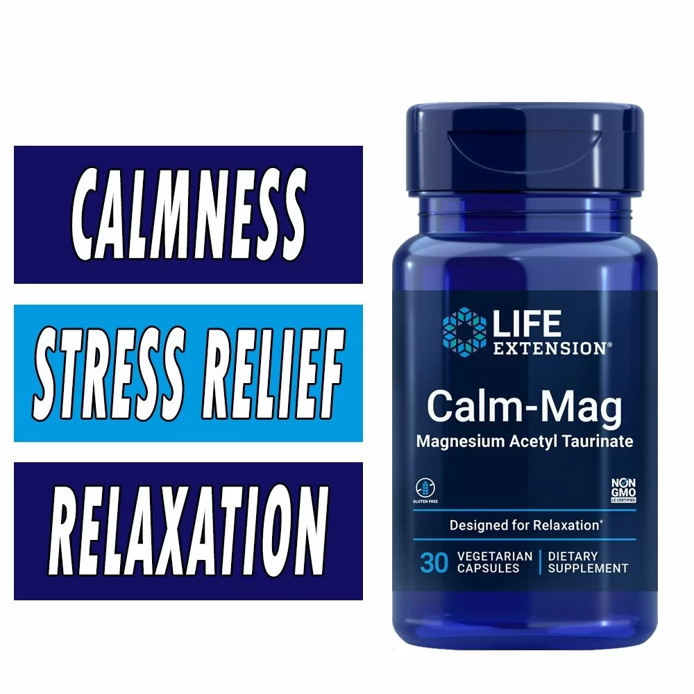 Life Extension Calm-Mag - 30 Veg Caps