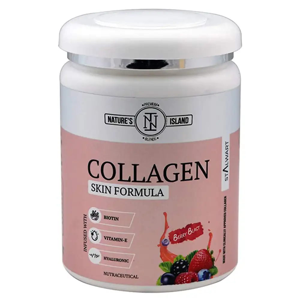 Nature's Island Collagen Skin Formula,  0.250 kg  Berry Blast