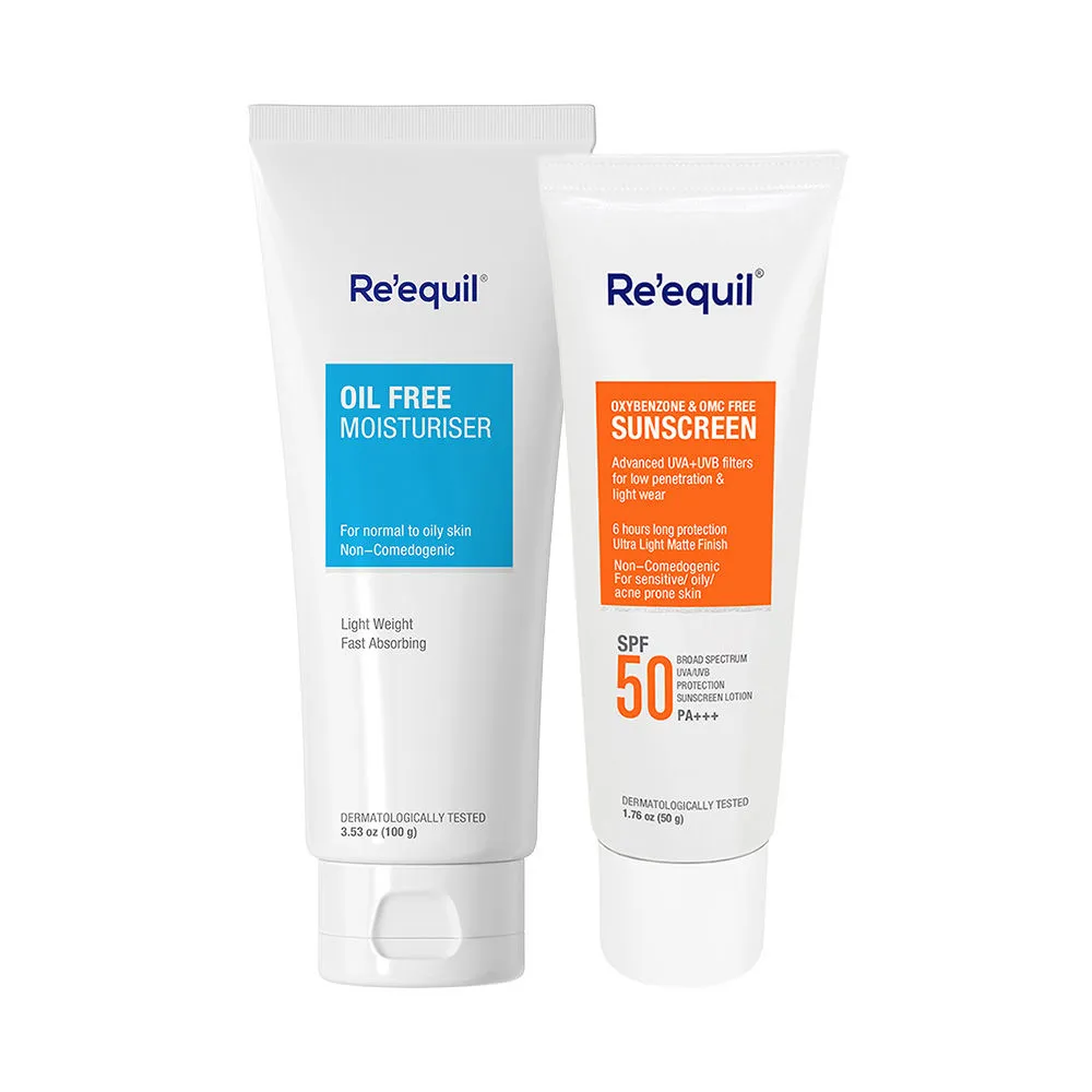 Re'equil Hydrate & Sun Protect Combo For Oily Skin