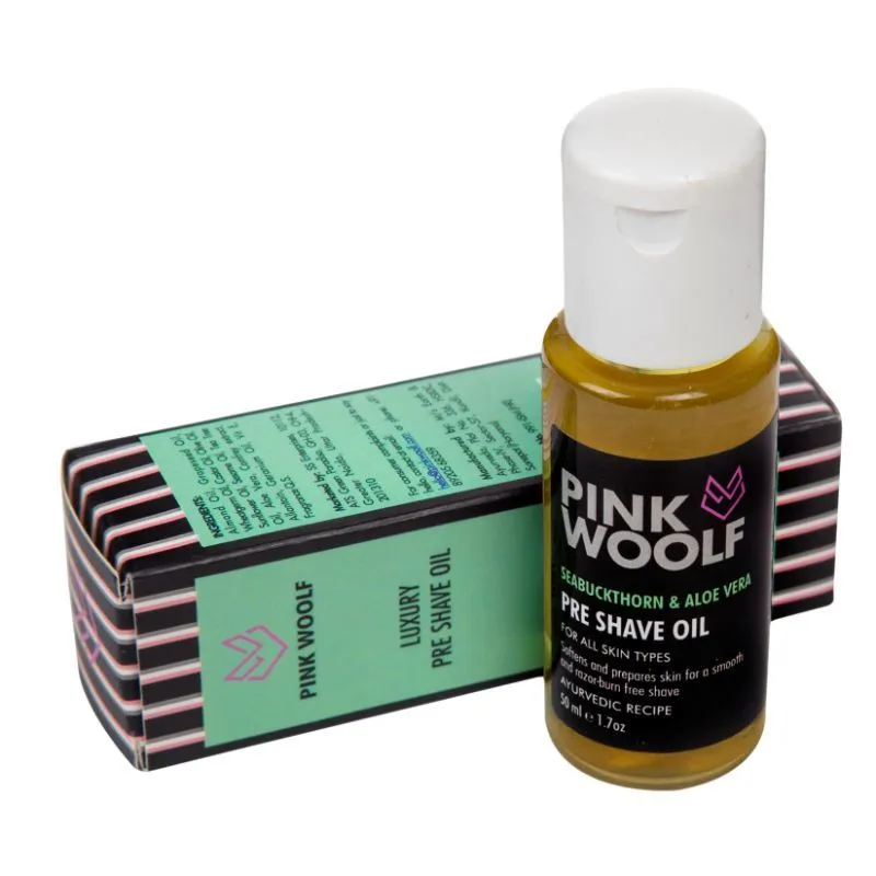 Pink Woolf Pre Shave Oil (Seabuckthorn & Aloe Vera)