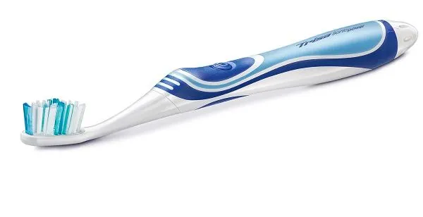 Trisa Sonic Power Battery Operated Electric Medium Toothbrush