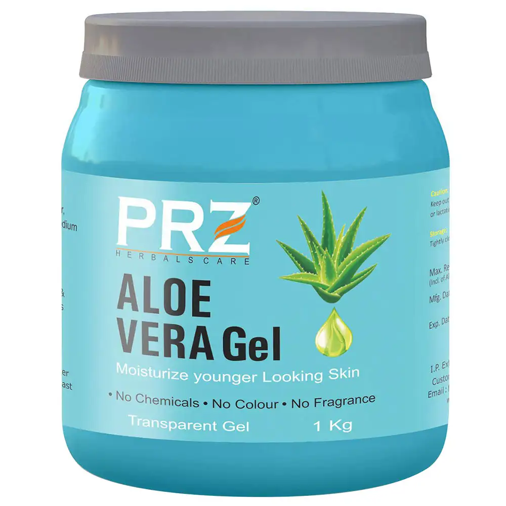 PRZ Aloe Vera Gel Transparent,  1 kg  Moisturize Younger Looking Skin