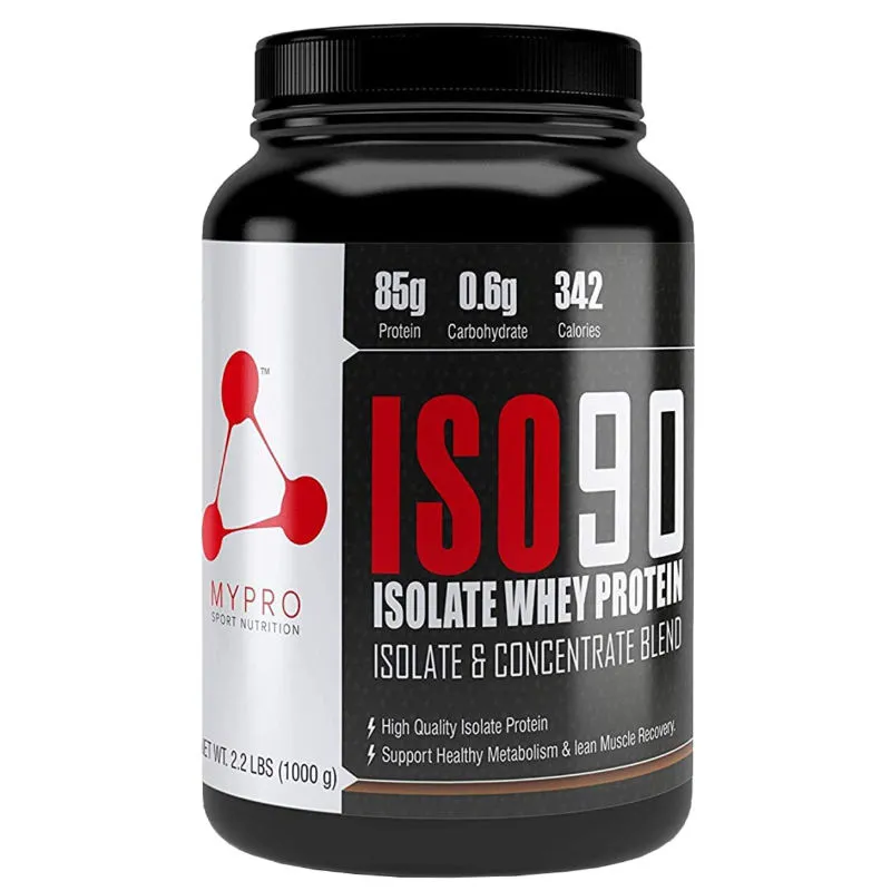 MYPRO SPORT NUTRITION Super Advanced Whey Protein Isolate Powder - Belgium Chocolate Flavor