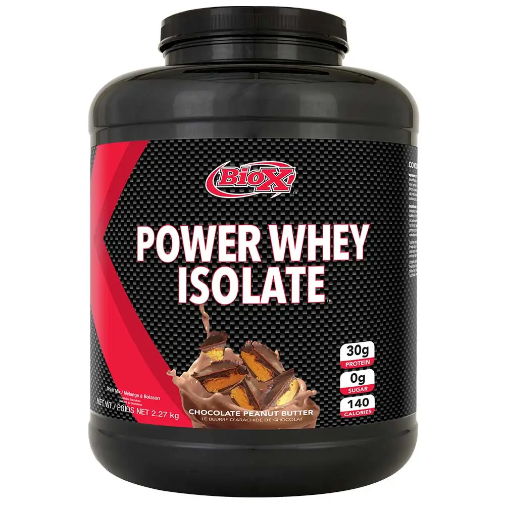 Biox Power Whey Isolate,  5 lb  Chocolate Peanut Butter