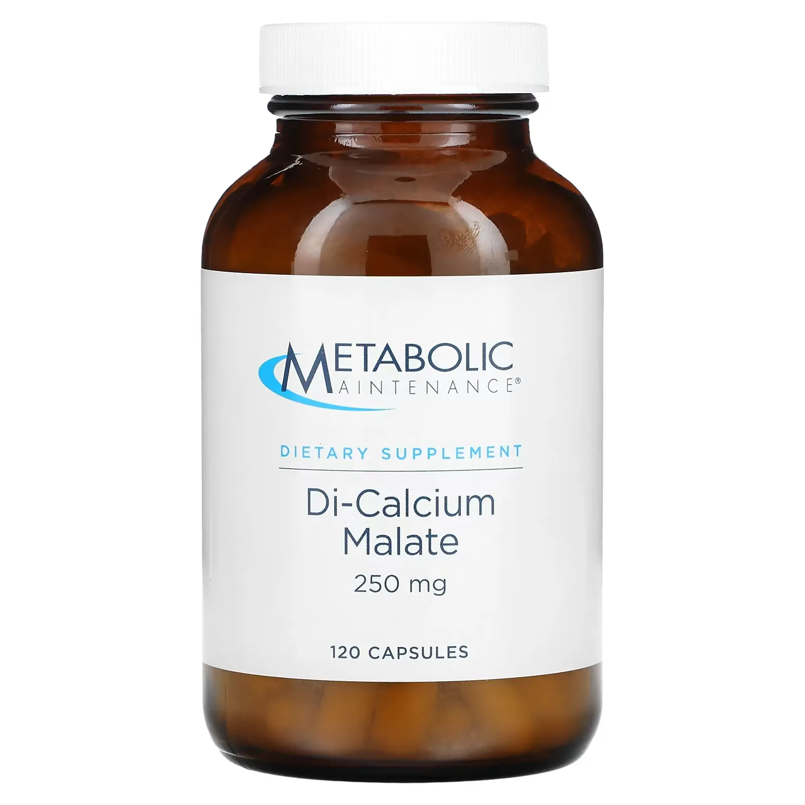 DI-Calcium Malate, 250 mg, 120 Capsules