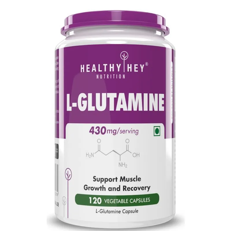 HealthyHey Sports L - Glutamine - Capsules