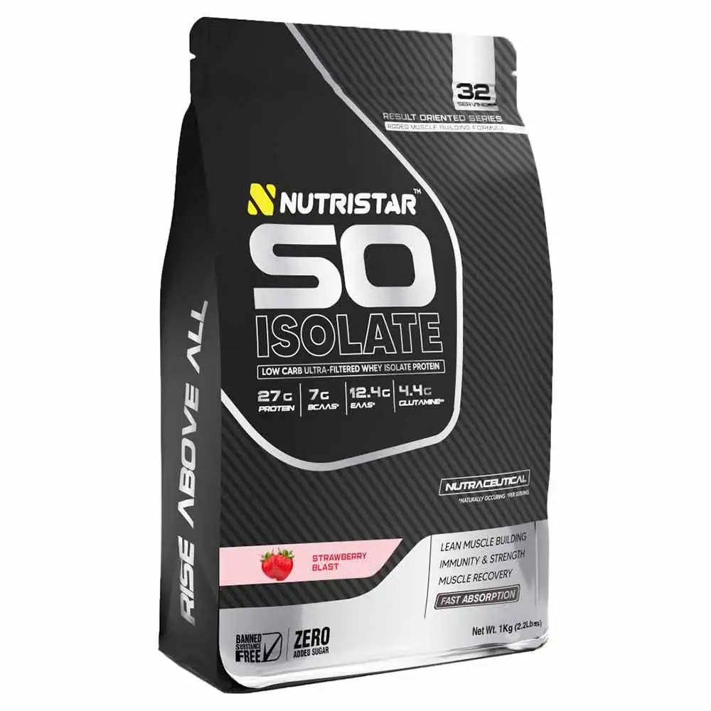 Nutristar So Isolate,  2.2 lb  Strawberry Blast