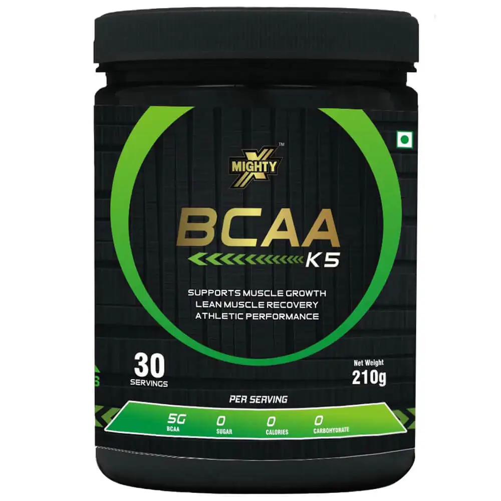 MightyX BCAA K5,  0.46 lb  30 Servings  Green Apple