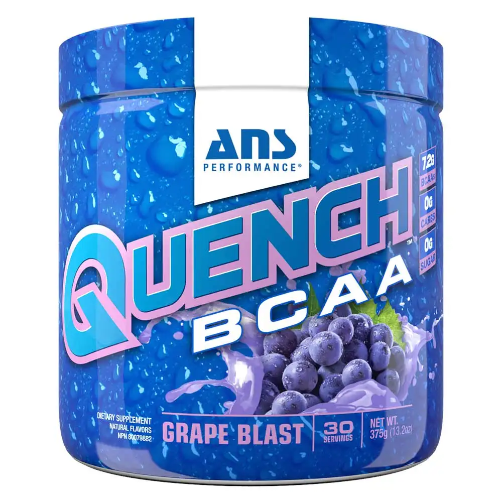 ANS Performance QUENCH BCAA,  0.82 lb  30 Servings  Grape Blast