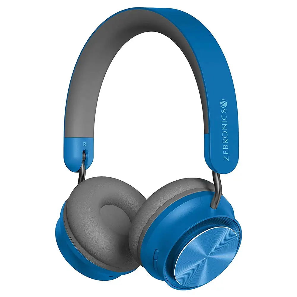 Zebronics Zeb-Bang Pro Wireless Headphone,  Blue