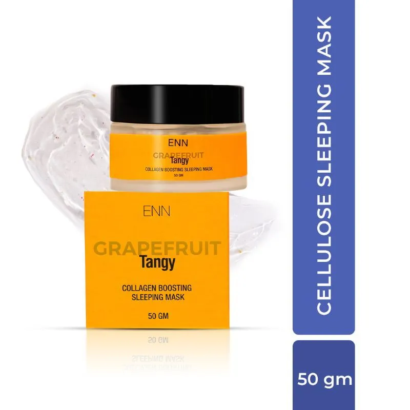 ENN Tangy Vitamin C Collagen Boosting Sleeping Face Mask for Dark spots, wrinkles