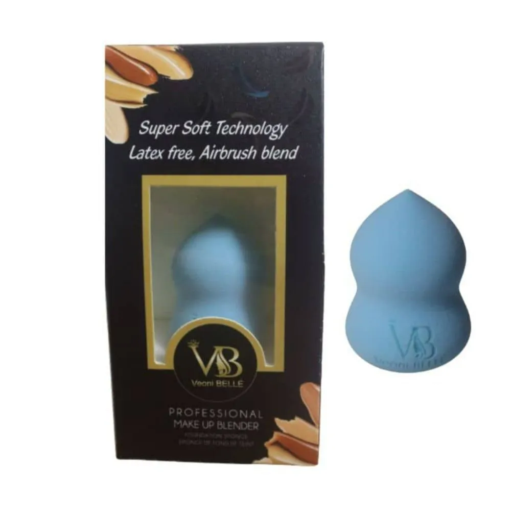 Veoni Belle Blue Beauty Blender - Super Soft Latex Free