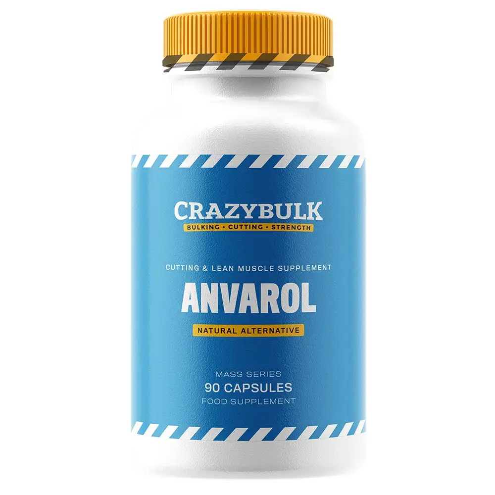 Crazybulk Anvarol Natural Alternative,  90 capsules  Unflavoured