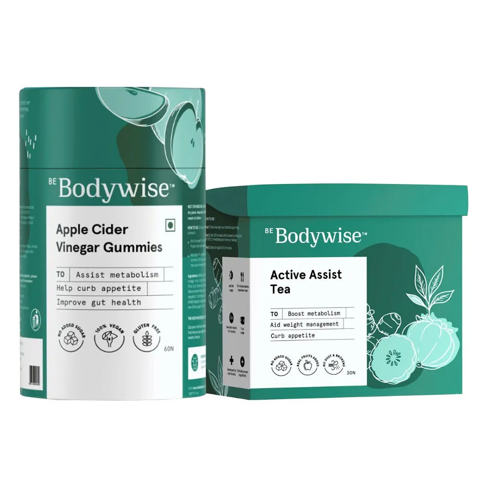 Be Bodywise Green Tea For Weight Loss & Apple Cider Vinegar Gummies