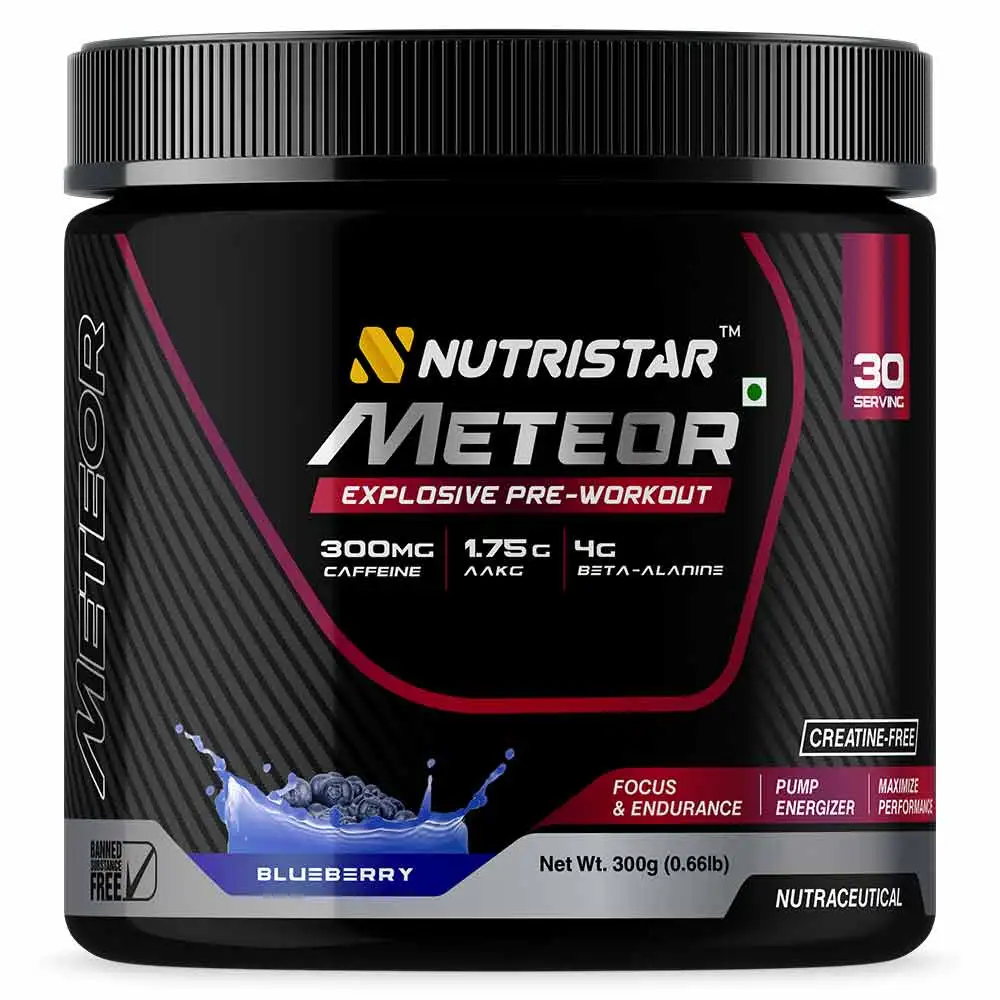 Nutristar Meteor Explosive Pre Workout,  0.66 lb  Blueberry