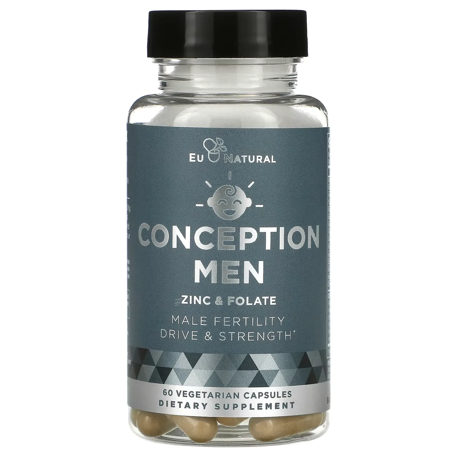 Conception Men, Zinc & Folate, 60 Vegetarian Capsules