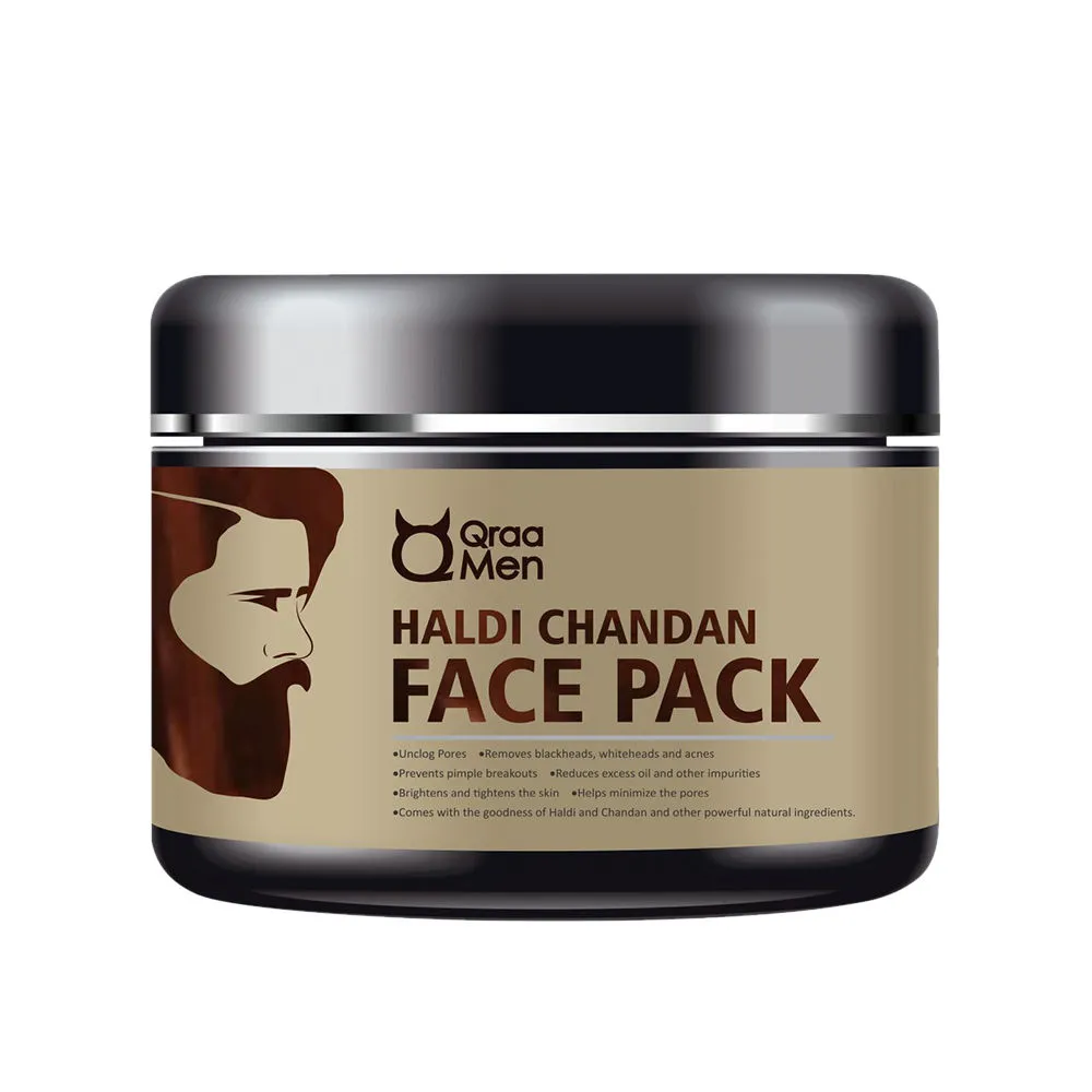 Qraa Men Haldi Chandan Face Pack