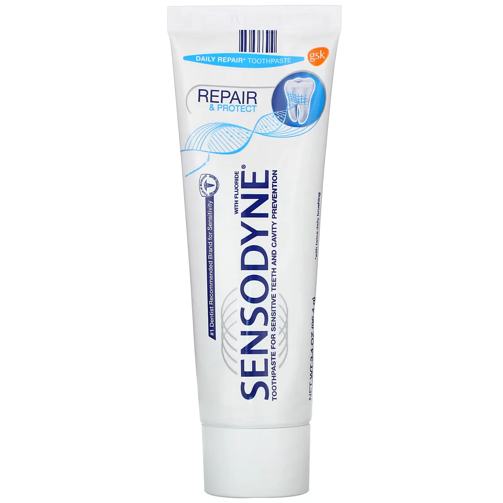 Repair & Protect Toothpaste with Fluoride, 3.4 oz (96.4 g)