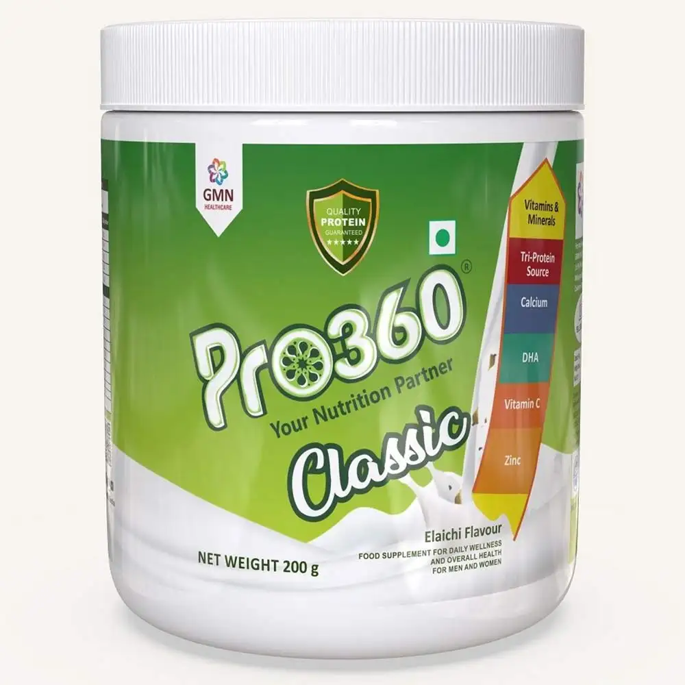 PRO360 Nutritional Beverage Mix (Classic),  0.44 lb  Elaichi