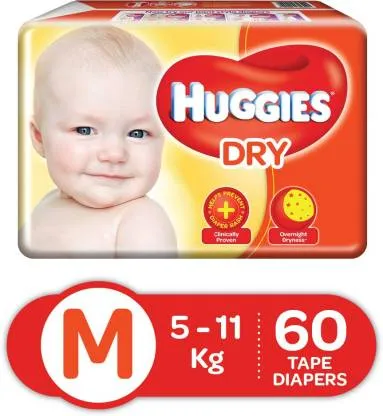 Huggies New Dry Medium Size Diapers