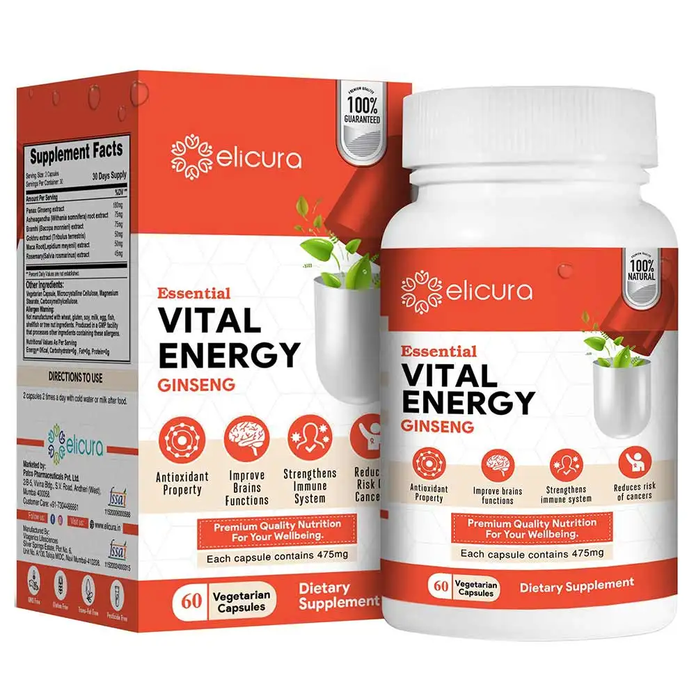 elicura Vital Energy,  60 veggie capsule(s)